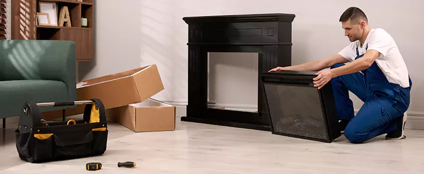 Old Rusted Metal Fireplace Repair And Replacement in Fort Dodge, IA