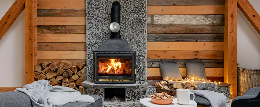 Thelin Hearth Products Direct Vent Gas Stove Fireplace Inspection in Fort Dodge, Iowa
